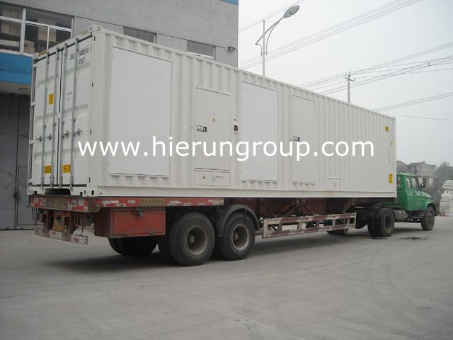 1200KW 1500KVA Cummins Containerized Generator Set Delivery To Russia