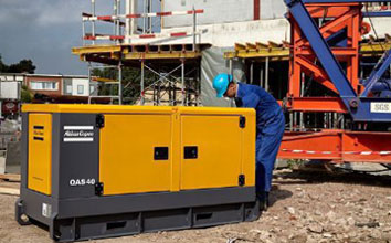 Generator for construction site