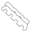 Perkins Valve cover gasket 120996220 For Diesel engine