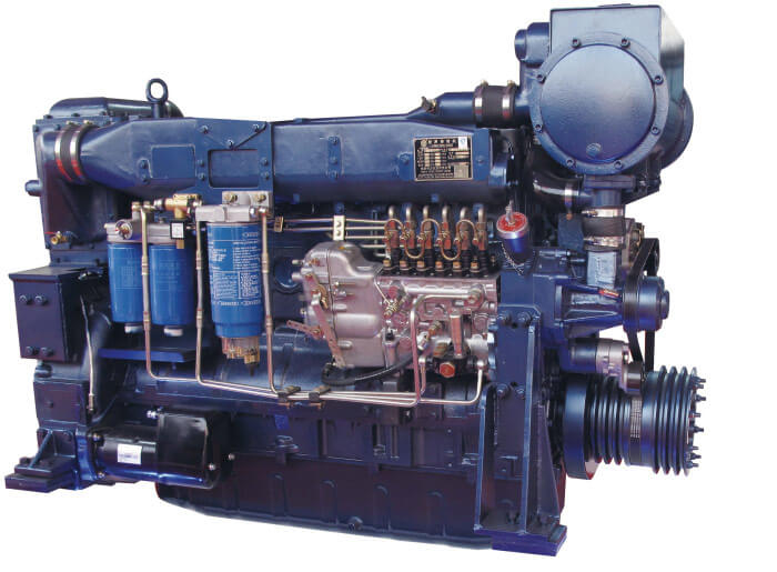 Weichai Marine Diesel Engine WD10C278-18 For Propulsion