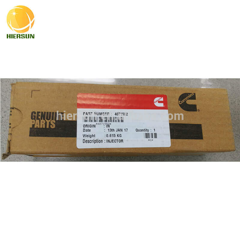 Cummins Diesel engine parts 4071552 INJECTOR for VTA28