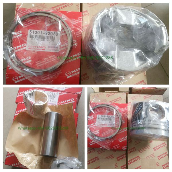 S130BE0021 Piston with pin, clip & piston rings