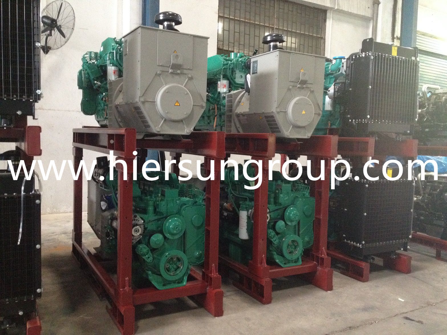 CKD Engines, alternators, base frame and Control Panels Unit Shipped to Nigeria